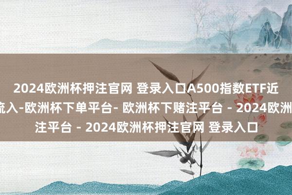 2024欧洲杯押注官网 登录入口A500指数ETF近8天获取解析资金净流入-欧洲杯下单平台- 欧洲杯下赌注平台 - 2024欧洲杯押注官网 登录入口
