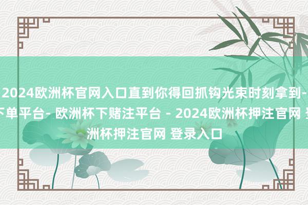 2024欧洲杯官网入口直到你得回抓钩光束时刻拿到-欧洲杯下单平台- 欧洲杯下赌注平台 - 2024欧洲杯押注官网 登录入口